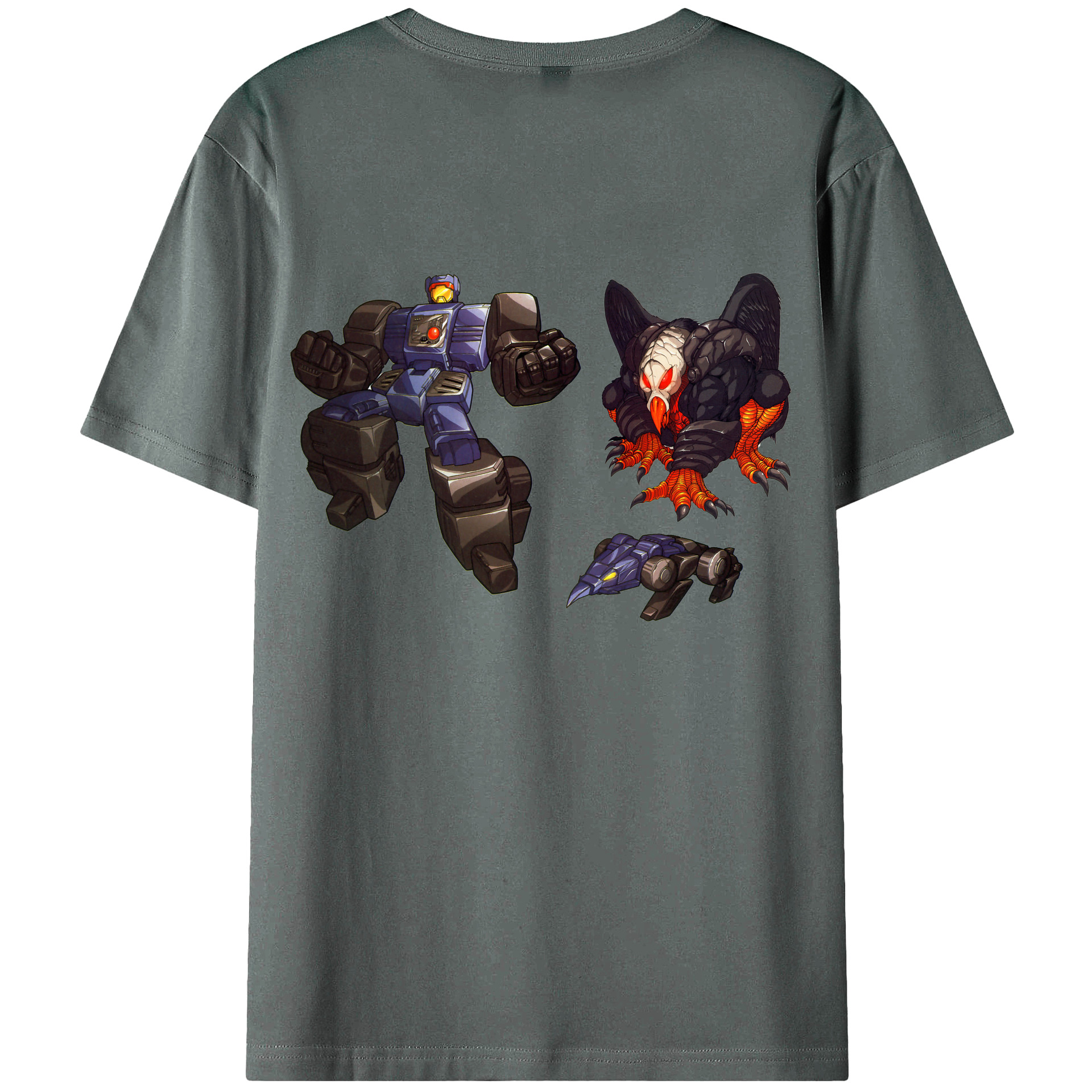（画像用）  綿100％ メンズ半袖Tシャツ（バックプリント） 通気性